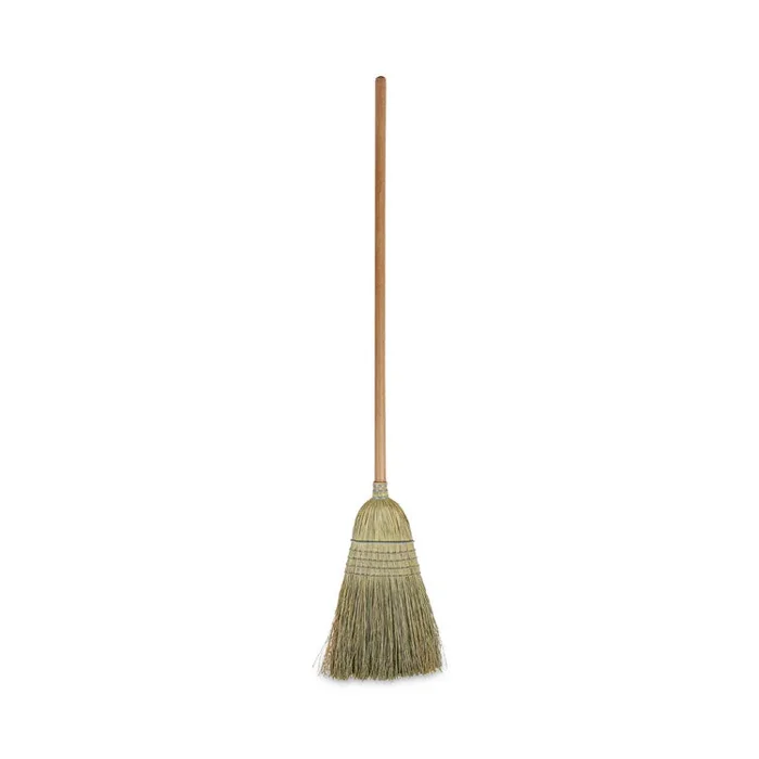 100% Corn Brooms, 60″ Overall Length, Natural, 6/Carton