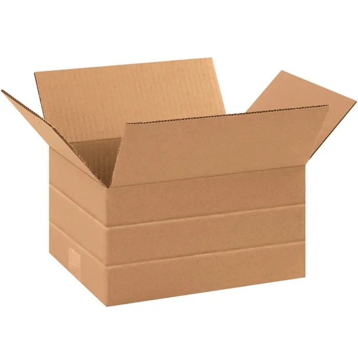11 1/4 x 8 3/4 x 6 Multi Depth Corrugated Boxes 25/Bundle