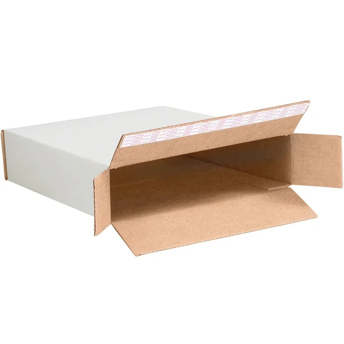 11 1/8 x 2 x 8 3/4 Side Loading Self Seal White Mailer 25/Bundle