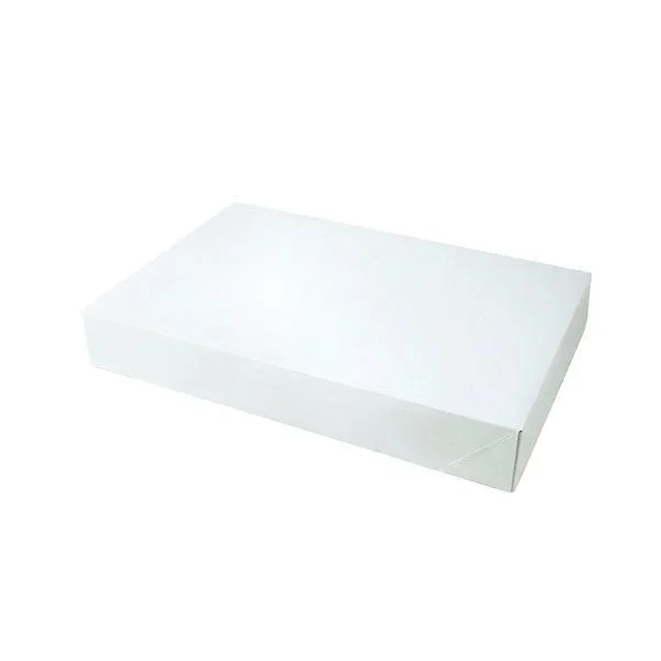 17 x 11 x 2 1/2 White Apparel Box – Matte Finish 50/Case