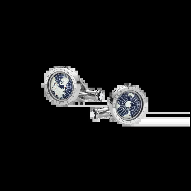 1858 Geosphere Cufflinks Blue