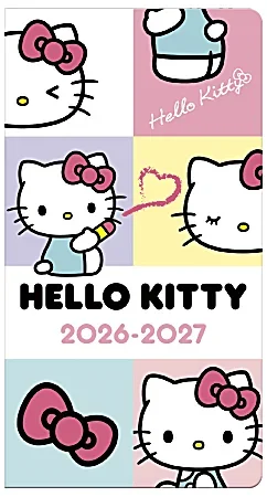 2026-2027 DateWorks Monthly Pocket Planner, 3-1/2″ x 6-1/2″, Hello Kitty, January 2026 To December 2027, 262074OD