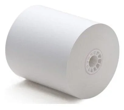3″ x 165′ 1-Ply Bond Paper (50 rolls/case)