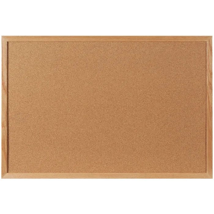 3 x 2′ Cork Board with Oak Frame