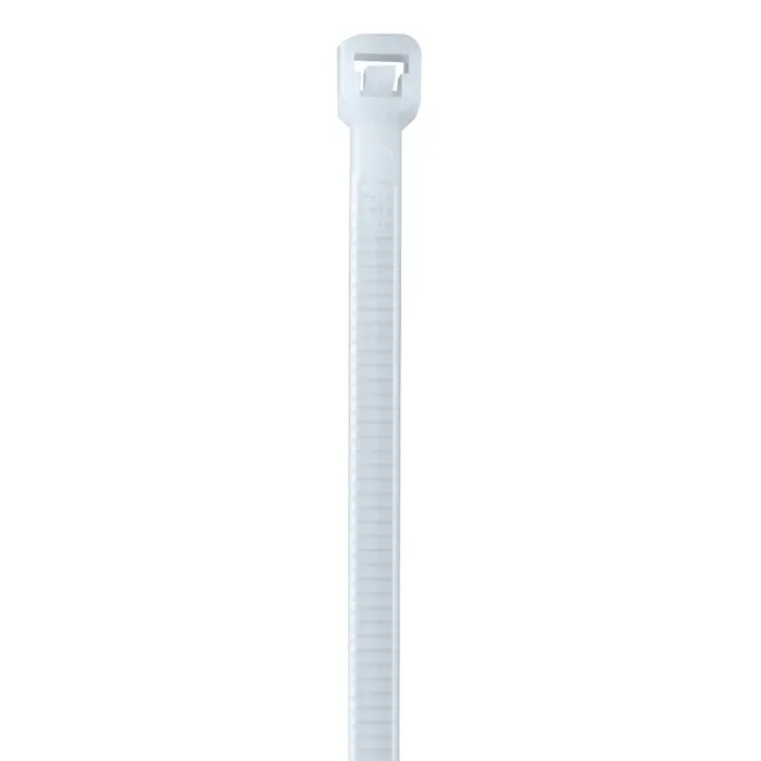 7″ (40 lb Tensile) Clear Nylon Cable Ties 1000/Case