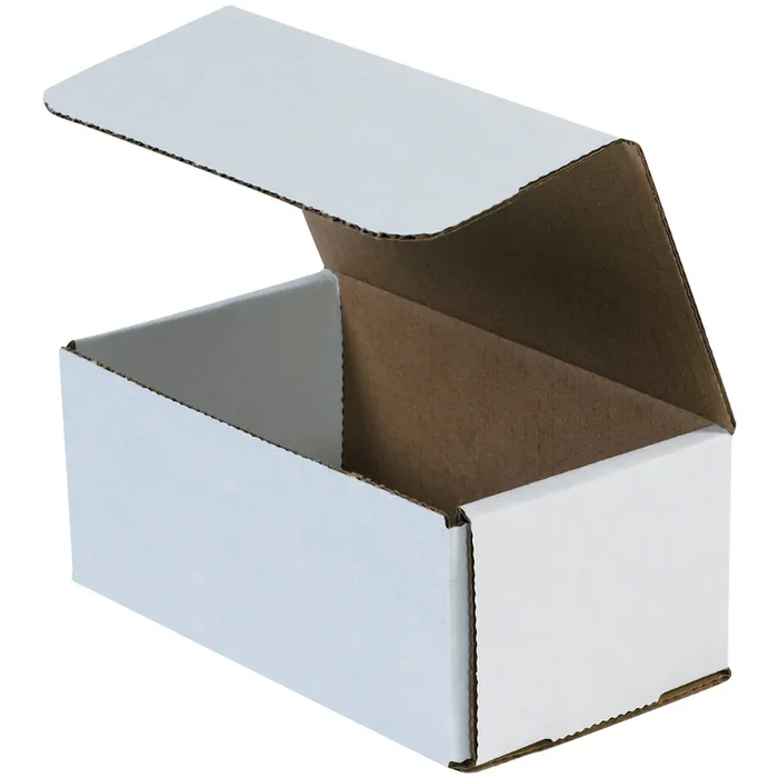 9 x 6 x 4 White Corrugated Mailers 50/Bundle