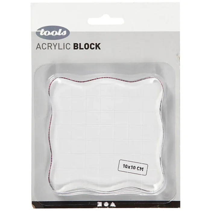 Acrylic Block 10 x 10 cm
