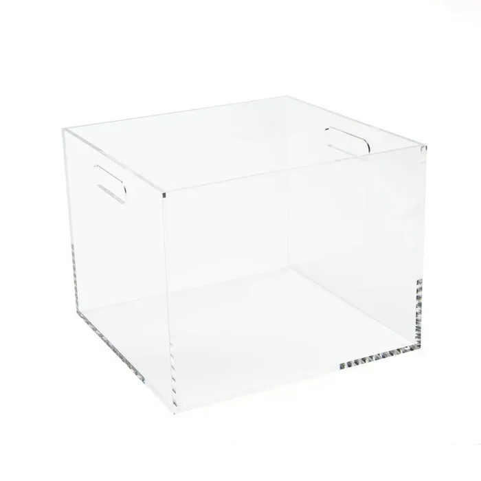 Acrylic File Box with Handles