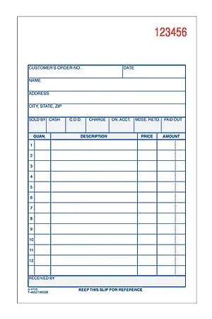 Adams® Carbonless 3-Part Sales Book, 4 3/16″ x 7 3/16″, Pack Of 50 Sets