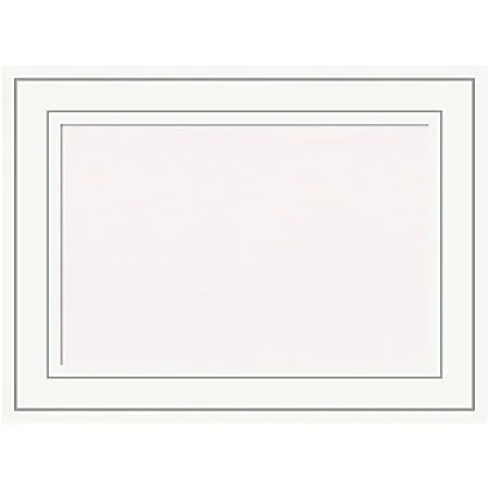 Amanti Art Cork Bulletin Board, 23″ x 17″, White, Craftsman White Wood Frame