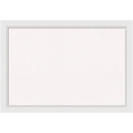 Amanti Art Cork Bulletin Board, 40″ x 28″, White, Blanco White Wood Frame