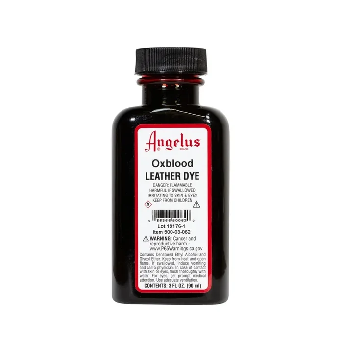 Angelus Leather Dye 3 fl oz (88.7 ml) – Oxblood