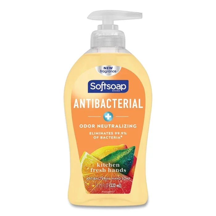 Antibacterial Hand Soap, Citrus, 11.25 oz Pump Bottle, 6/Carton