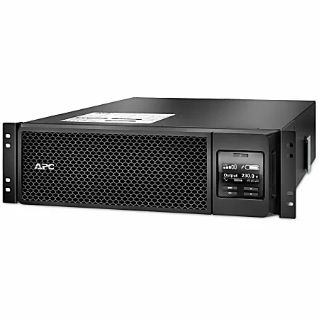 APC by Schneider Electric Smart-UPS 5000VA Rack-mountable UPS – 3U Rack-mountable – 1.50 Hour Recharge – SRT5KRMXLWHW