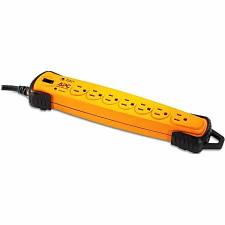 APC SurgeArrest 7 Outlet Surge Suppressor – Receptacles: 7 x NEMA 5-15R – 800J – Receptacles: 7 x NEMA 5-15R – 800J