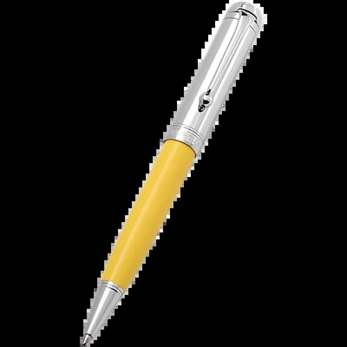 Aurora Talentum Ballpoint Pen – Yellow – Chrome Trim
