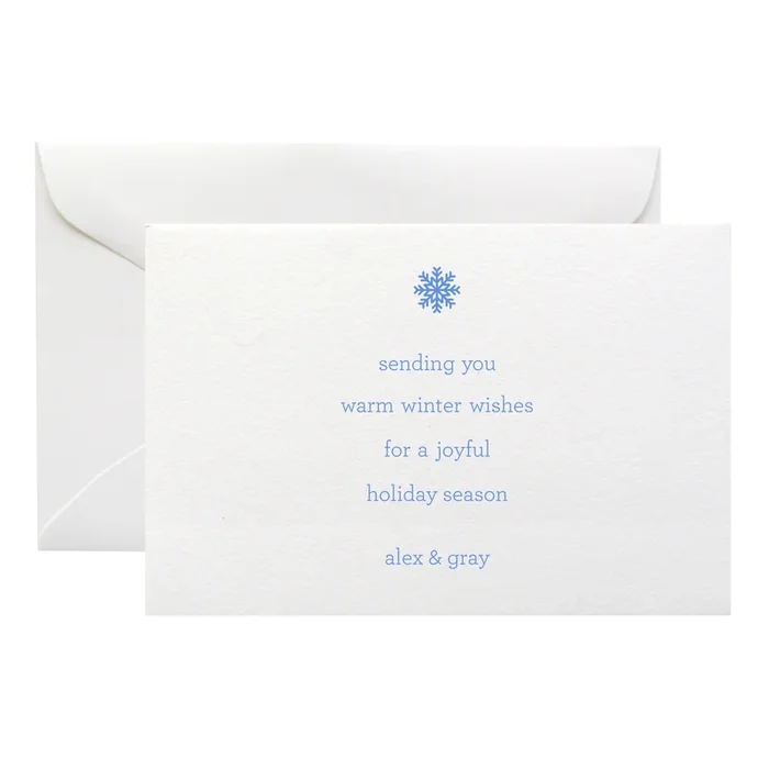 BASIC BESPOKE HOLIDAY: WARM WINTER WISHES