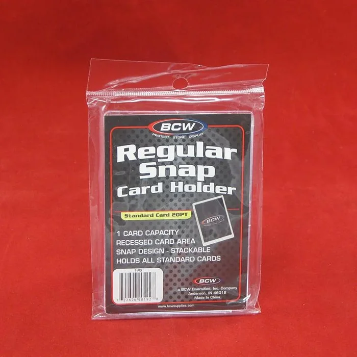 BCW Regular Snap Card Holder – 1-RS