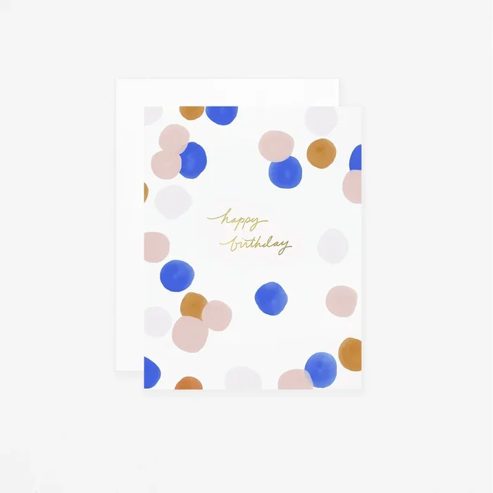 Birthday Dots Greeting Card