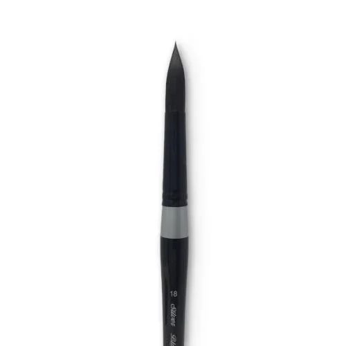 Black Velvet Watercolor Brush – Round #18