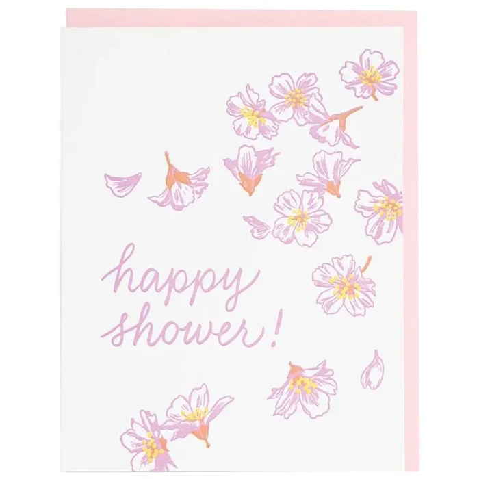 Blossoms Wedding Shower Card