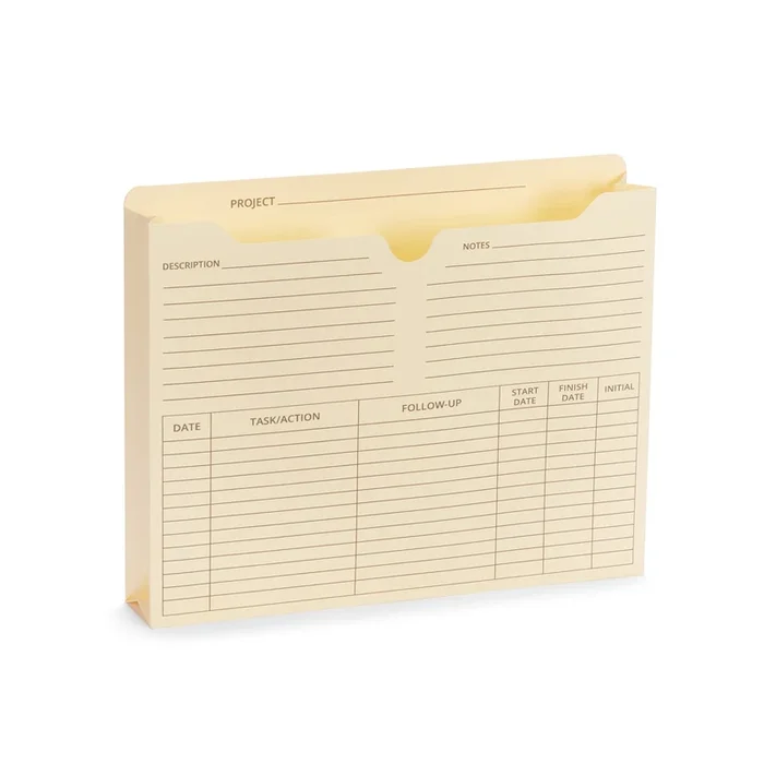 Blue Summit Supplies Project File Folders, Manila, 50-Pack