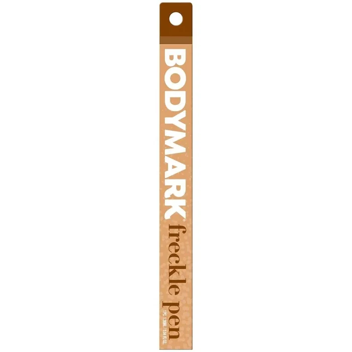 BODYMARK Freckle Pen, Soft Brush Tip, Light Brown Freckle, Cosmetic Quality Pen for Skin