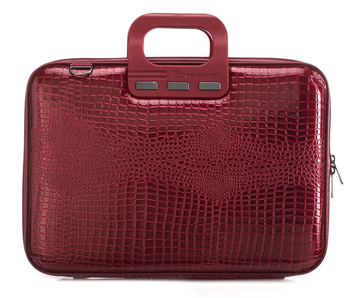 Bombata Shiny Cocco Burgundy Laptop Bag 15,6″