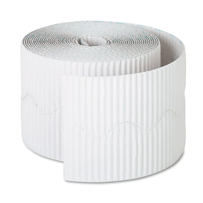 Bordette Decorative Border, 2.25″ x 50 ft Roll, White