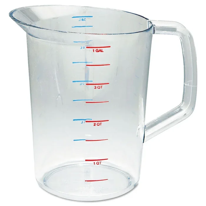 Bouncer Measuring Cup, 4 qt, Clear