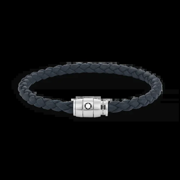 Bracelet Small, Soft Leather, Avio Blue