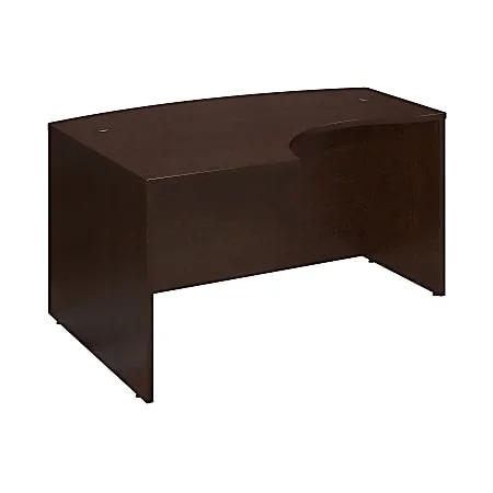 Bush Business Furniture 59″W L-Shaped Left-Handed Corner Desk, Mocha Cherry, Standard Delivery