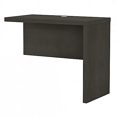Bush Business Furniture Echo 37″W Desk Return, Charcoal Maple, Standard Delivery