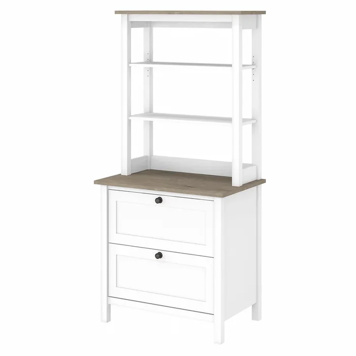 Bush Furniture Mayfield Bookcase with Drawers