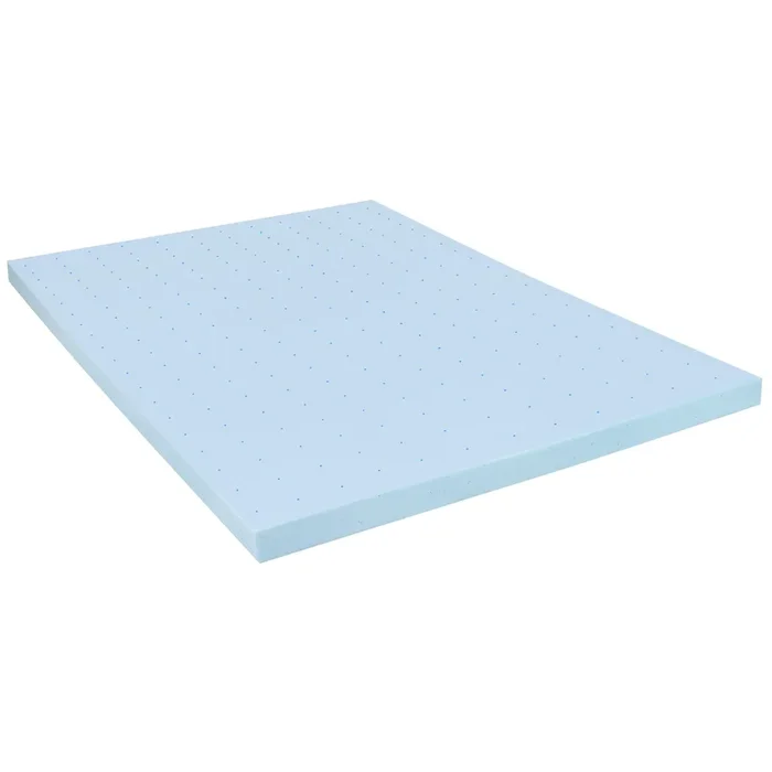Capri Comfortable Sleep 3 inch Cool Gel Memory Foam Mattress Topper