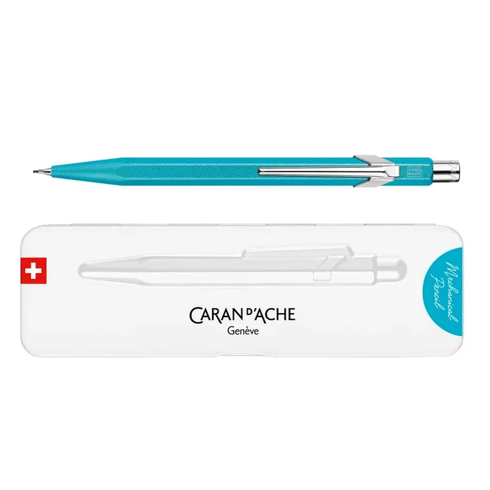 Caran d’Ache 849 Colormat-X Turquoise Mechanical Pencil