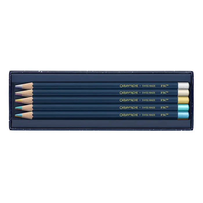 Caran d’Ache Cosmic Blue Special Edition Coloured Pencils