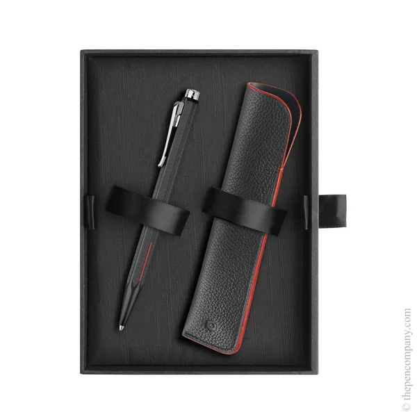 Caran d’Ache Ecridor Ballpoint Pen & Leather Case