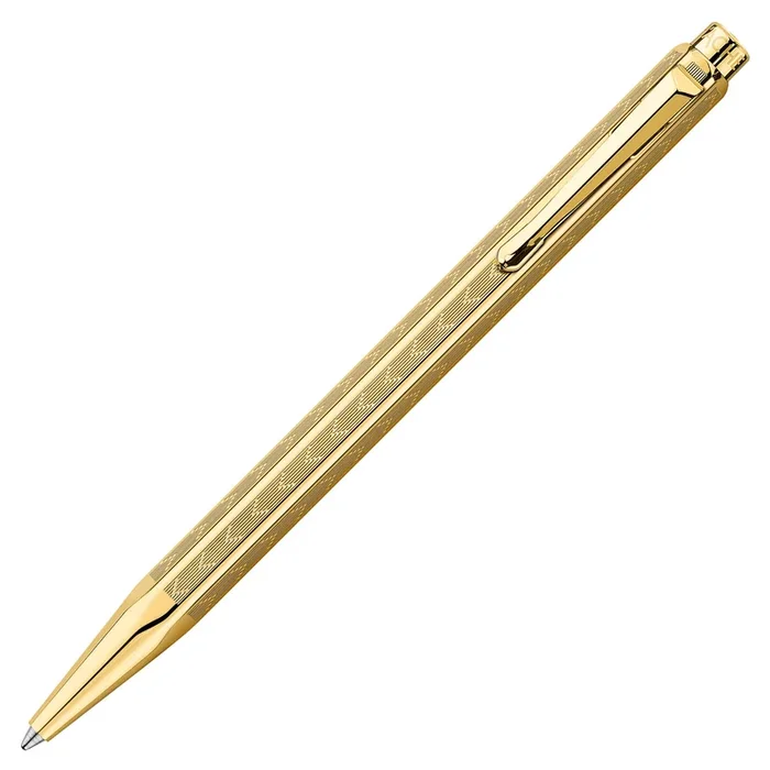 Caran d’Ache Ecridor Chevron Gold Ballpoint Pen