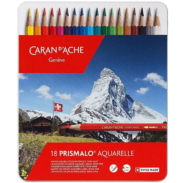 Caran d’Ache Prismalo Colouring Pencils Tin of 18
