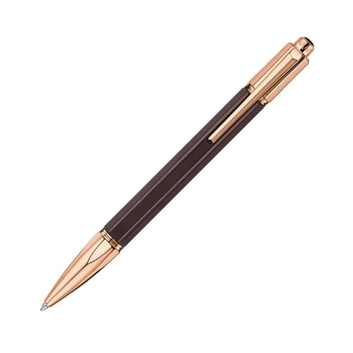 Caran d’Ache Varius Ebony & Rose Gold Ballpoint Pen