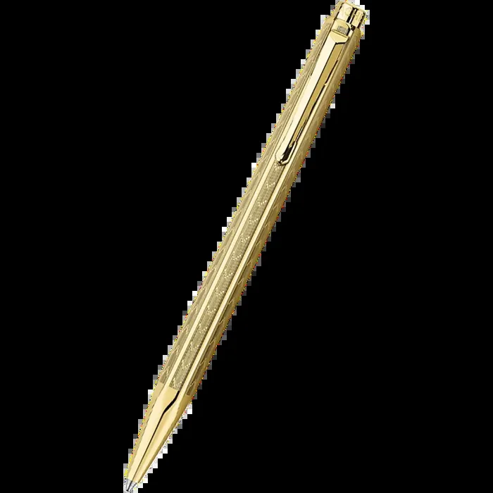 Caran d Ache Ecridor Ballpoint Pen – Chevron Gilded