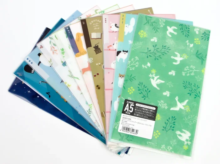 Carpeta transparente Midori A5 Slim