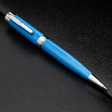 Conklin® Herringbone Signature Blue Ballpoint Pen