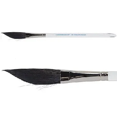 Connoisseur Dagger 1/2 inch Risslon Watercolor Brush