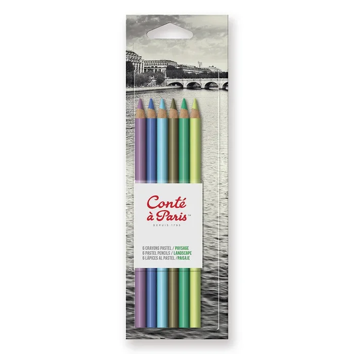 Conté à Paris Pastel Pencil Set of 6 Landscape