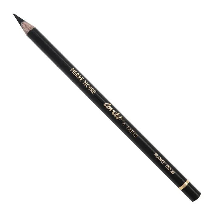 Conté à Paris Pierre Noire Sketching Pencil Black Round