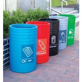 COT/3 Open Top Recycling/Litter Bin