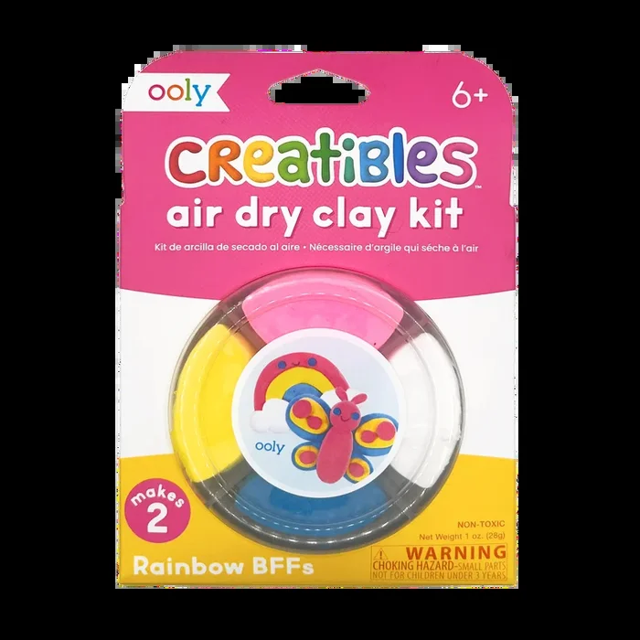 Creatibles Mini Air Dry Clay Kit – Rainbow BFFs
