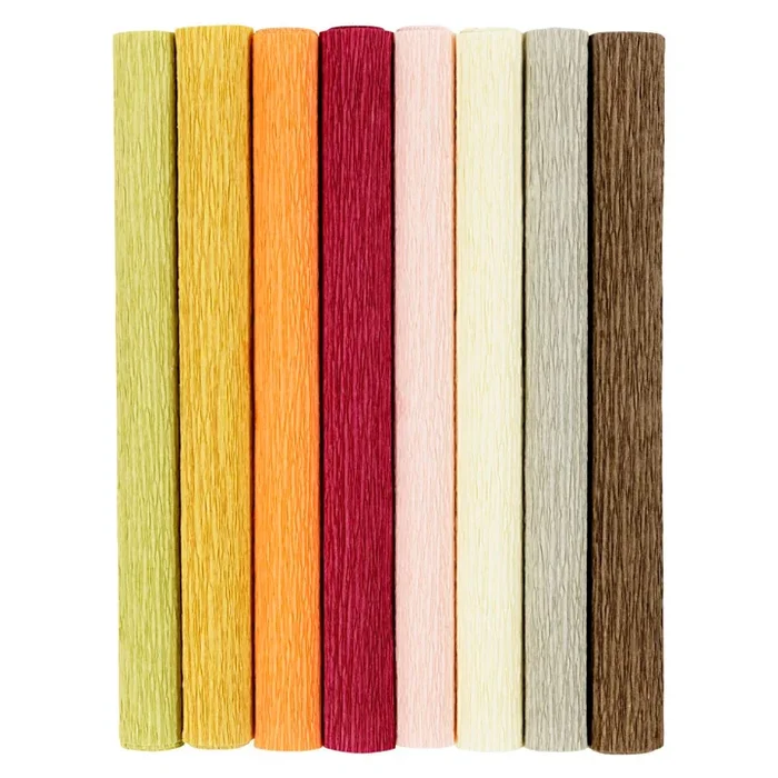 Crepe Paper Muted colours 8 sheets